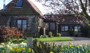 Farriers Barn from the garden